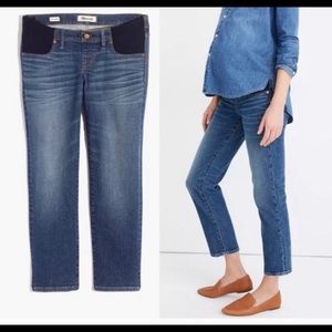 NEW madewell classic straight maternity jeans 27
